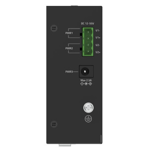 D-Link DIS-100G-06 6-Port Unmanaged Industrial Ethernet Switch, 2 SFP slots, Plug-and-play, Fanless, DIN-rail mount